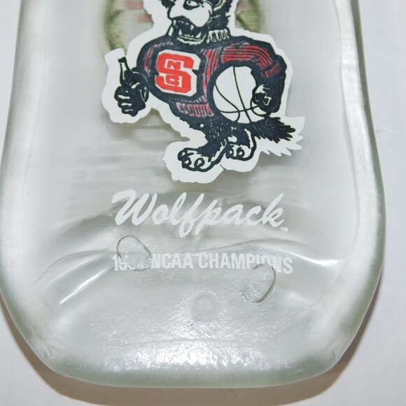 VTG 1983 NCAA Champions NCSU Wolfpack The Cardiac Pack Coke Bottle Spoon Rest - Picture 4 of 7